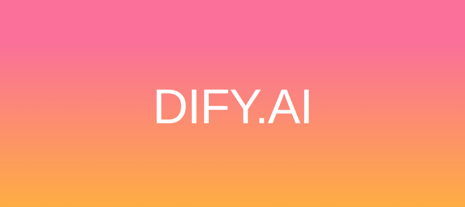 Dify.ai interface for building AI applications